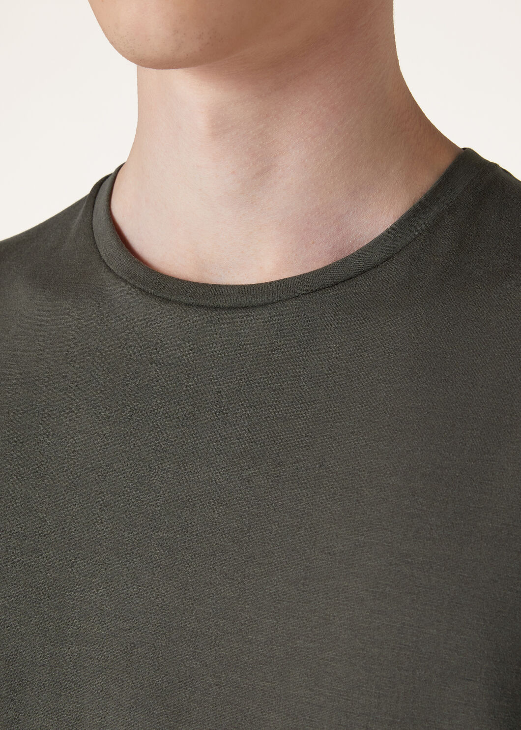 Loro Piana Short-sleeved T-shirt In Chlorophyll Green