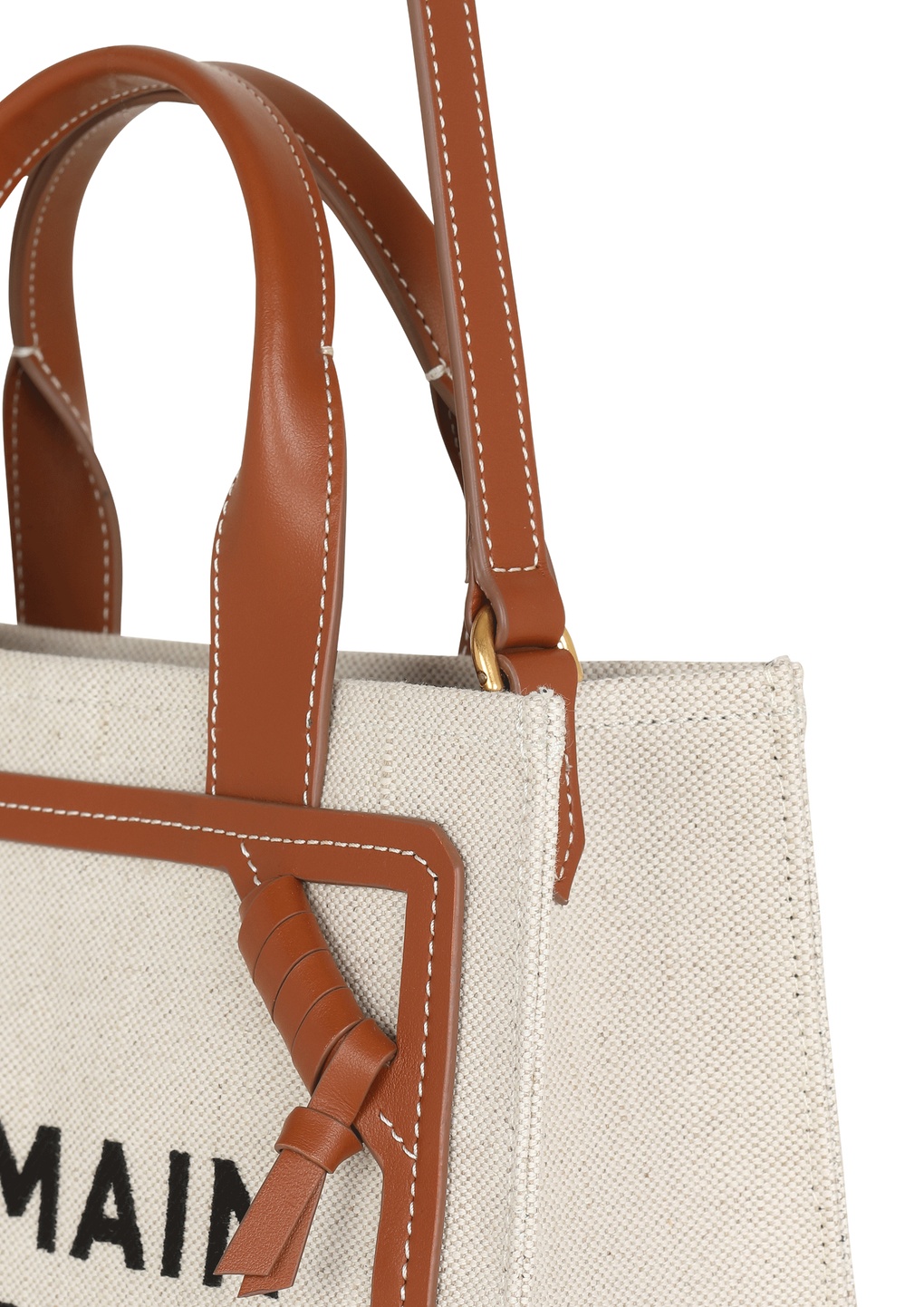 Shop Balmain B-army 42 Shoulder Bag In White