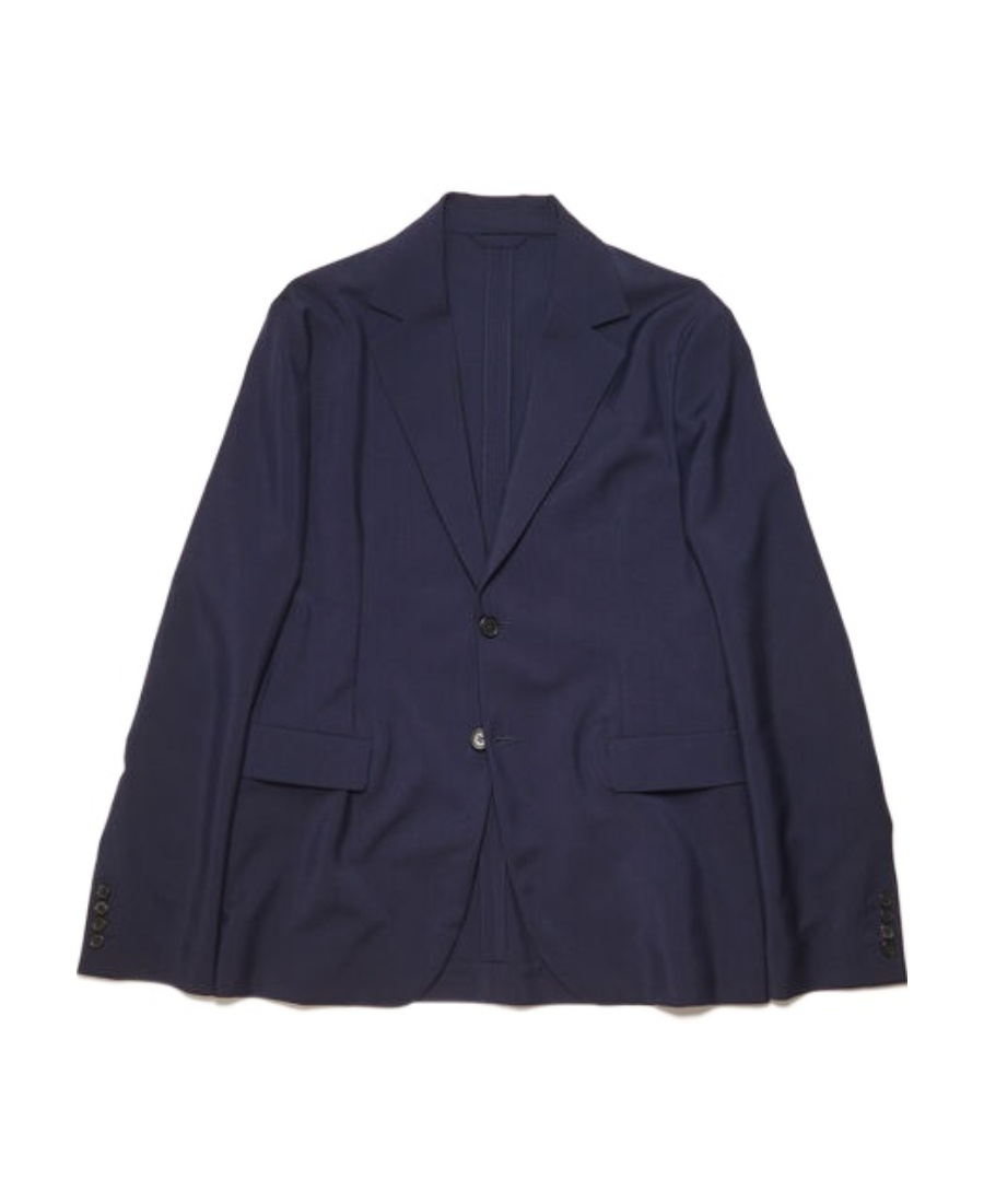Acne Studios Single-breasted Buttoned Blazer In Black