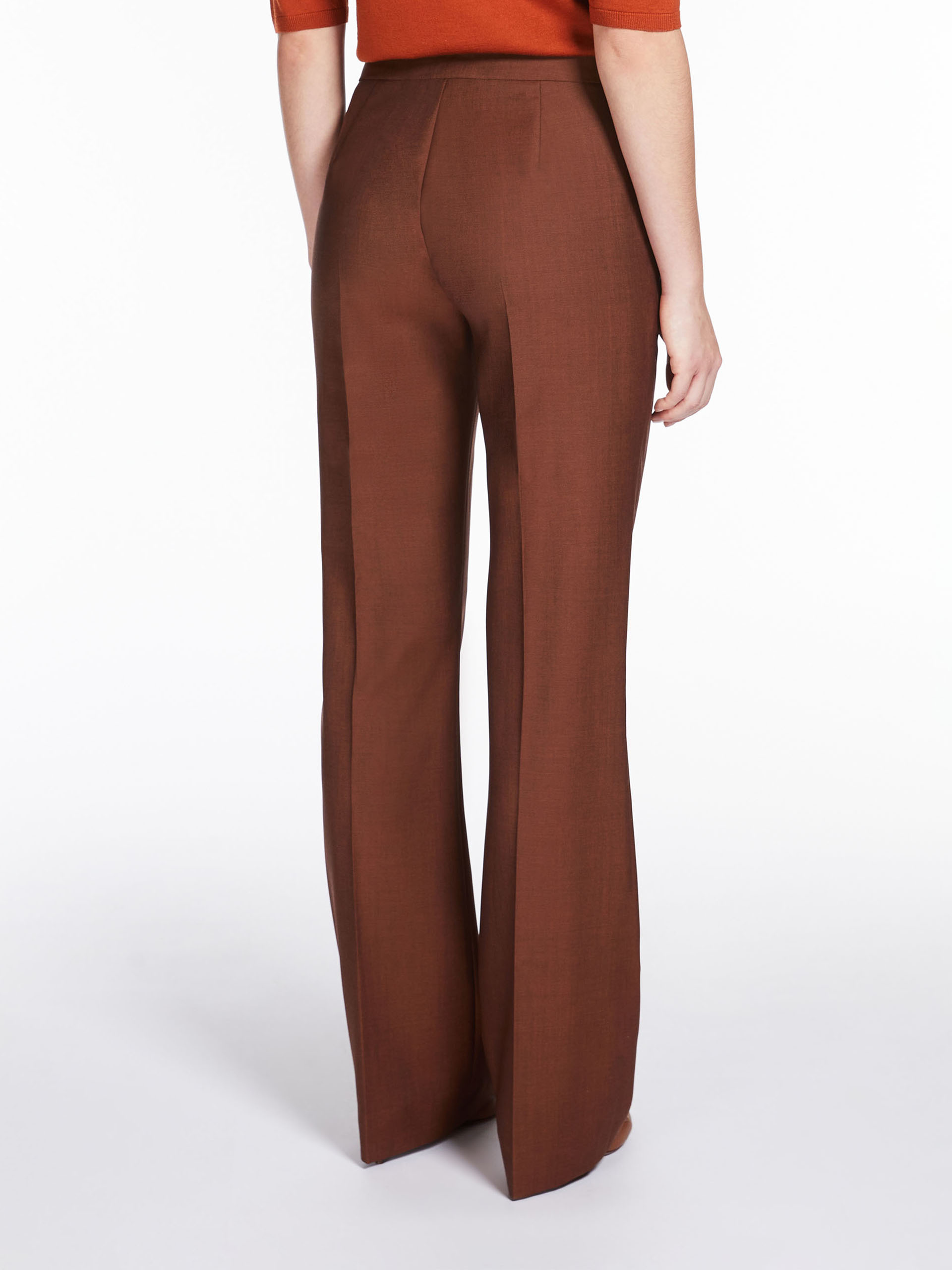 Max Mara Sacco Casual Pants In Red