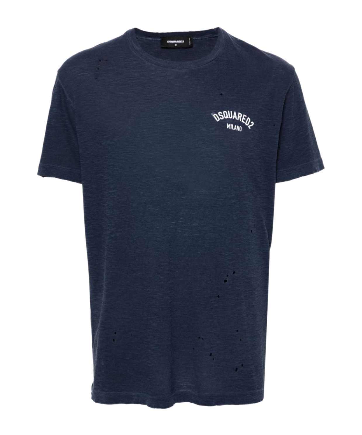 Dsquared2 Logo-print Cotton T-shirt In Gray