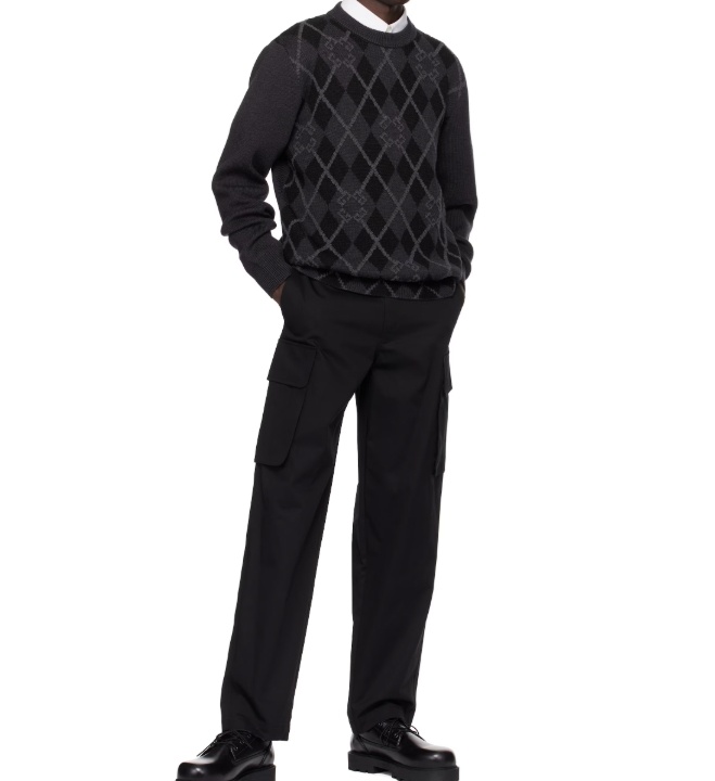 Givenchy Round-neck And Long-sleeved Sweater In Black