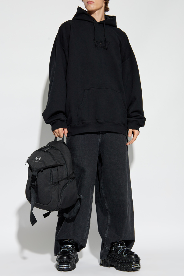 Vetements Logo Sweater In Black