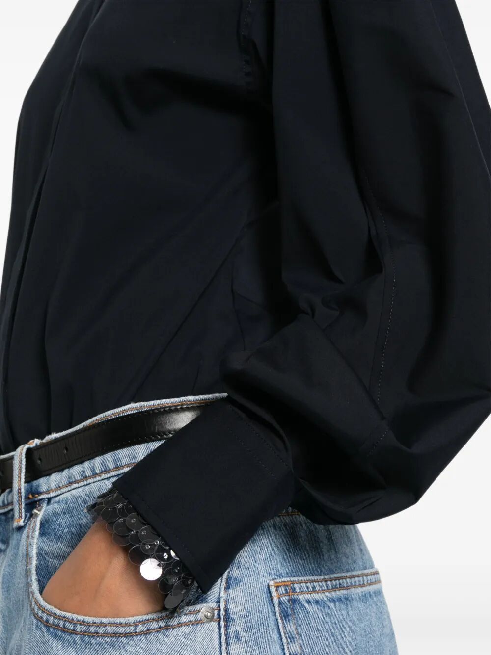 Brunello Cucinelli Cotton Blouse In Blue