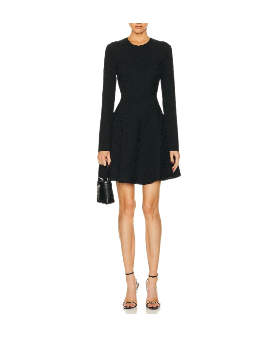 Givenchy 4g Jacquard Mini Dress In Black