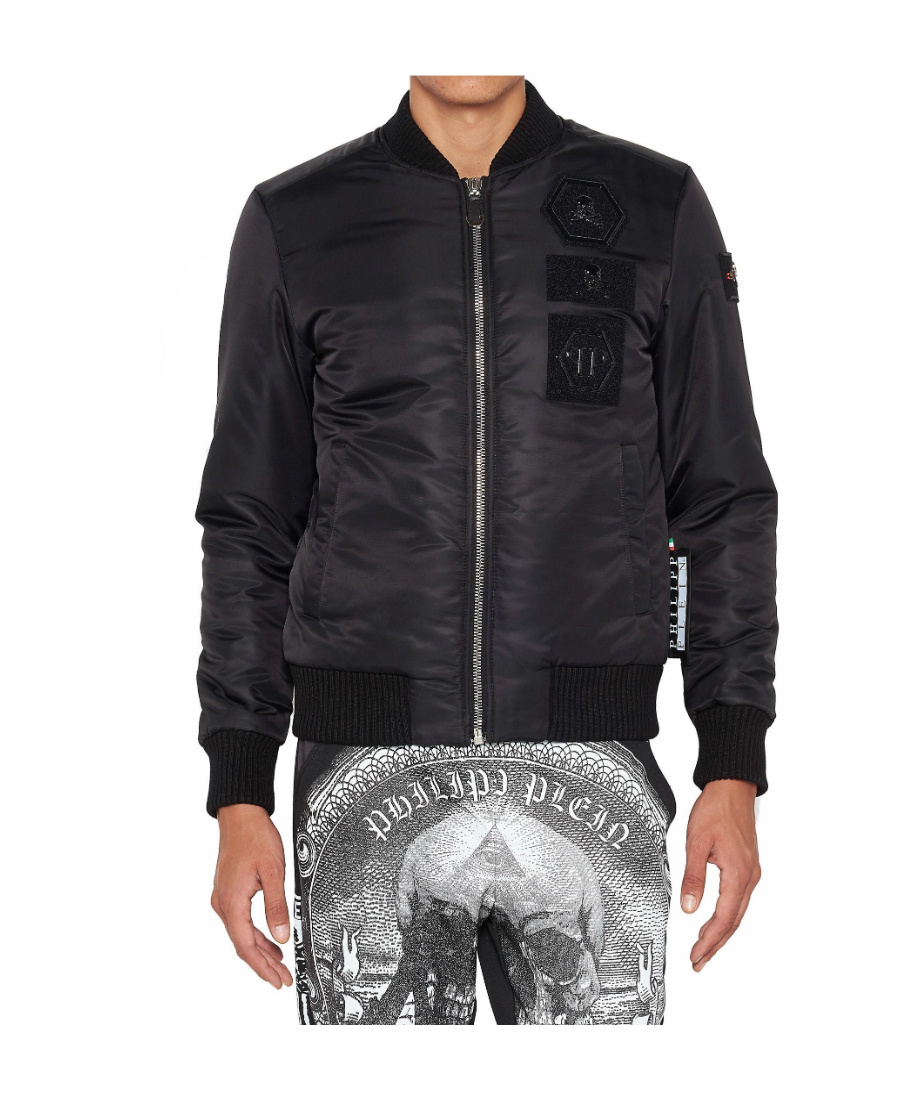PHILIPP PLEIN LOGO CASUAL JACKET