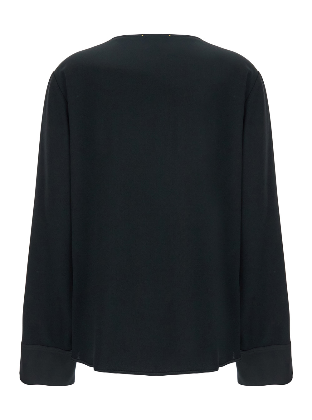 Shop Forte Forte V-neck Knitted Pullover In Black