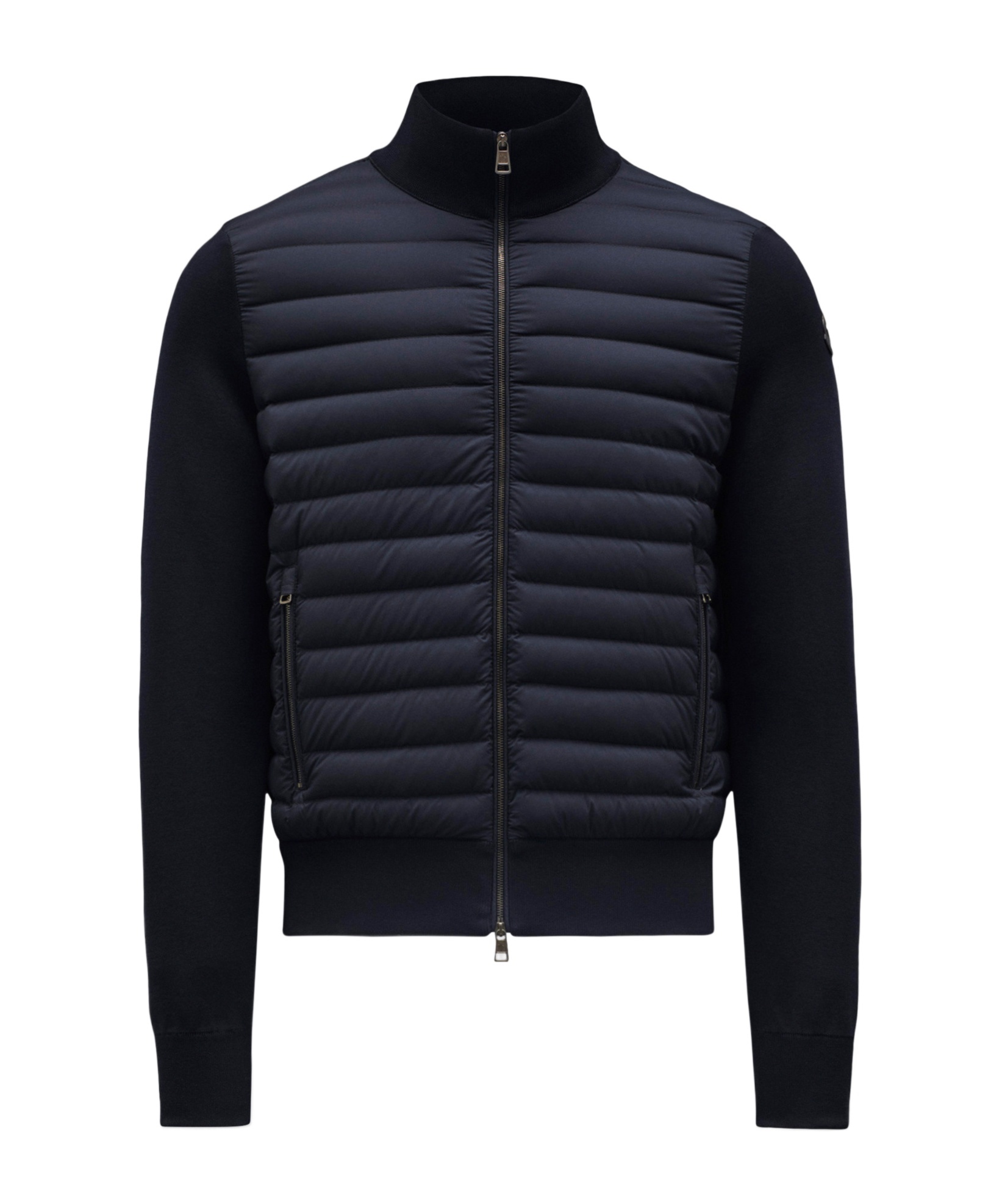 Moncler Tricot Cardigan In Blue