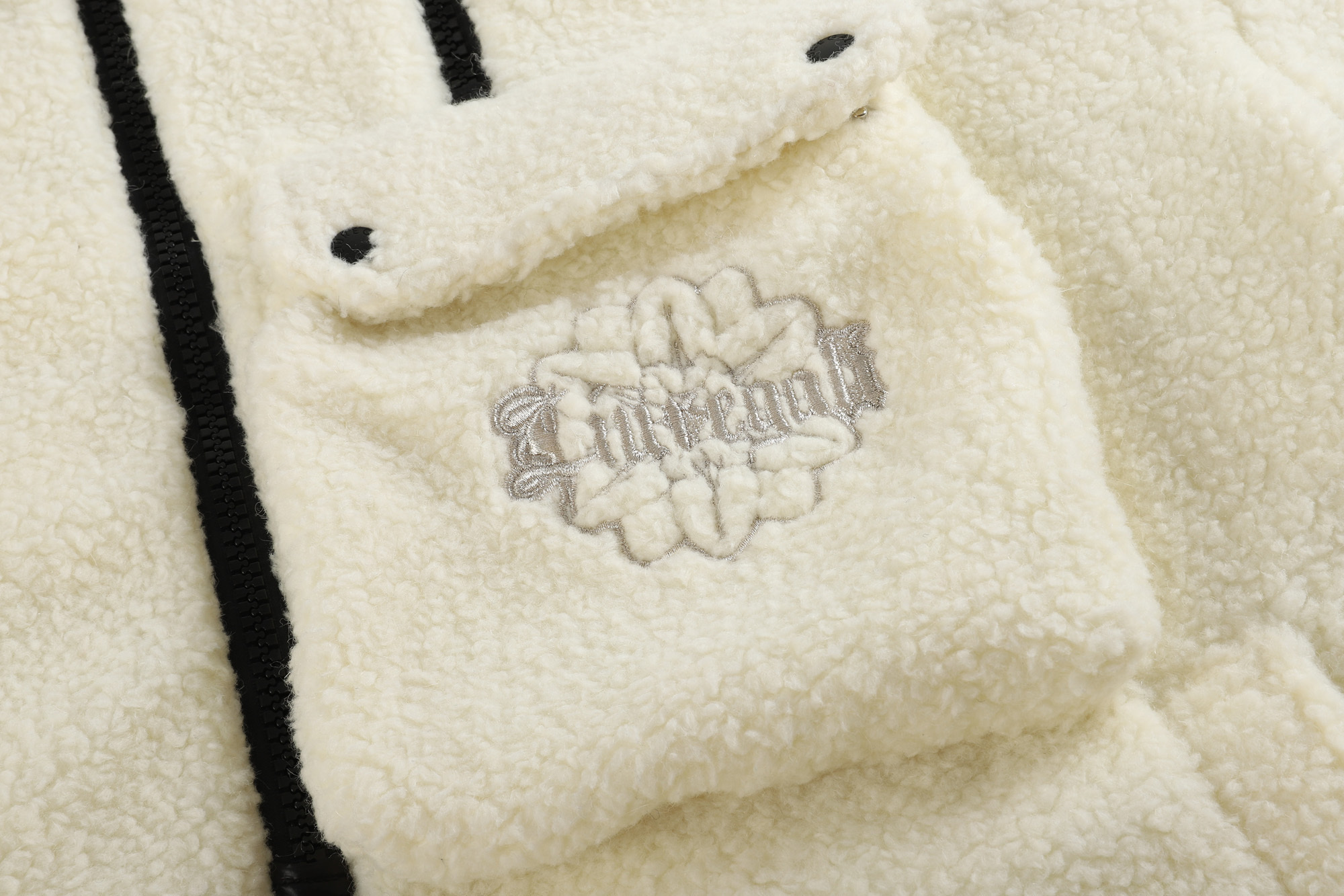 Liuregali Half-zip Jacket In White