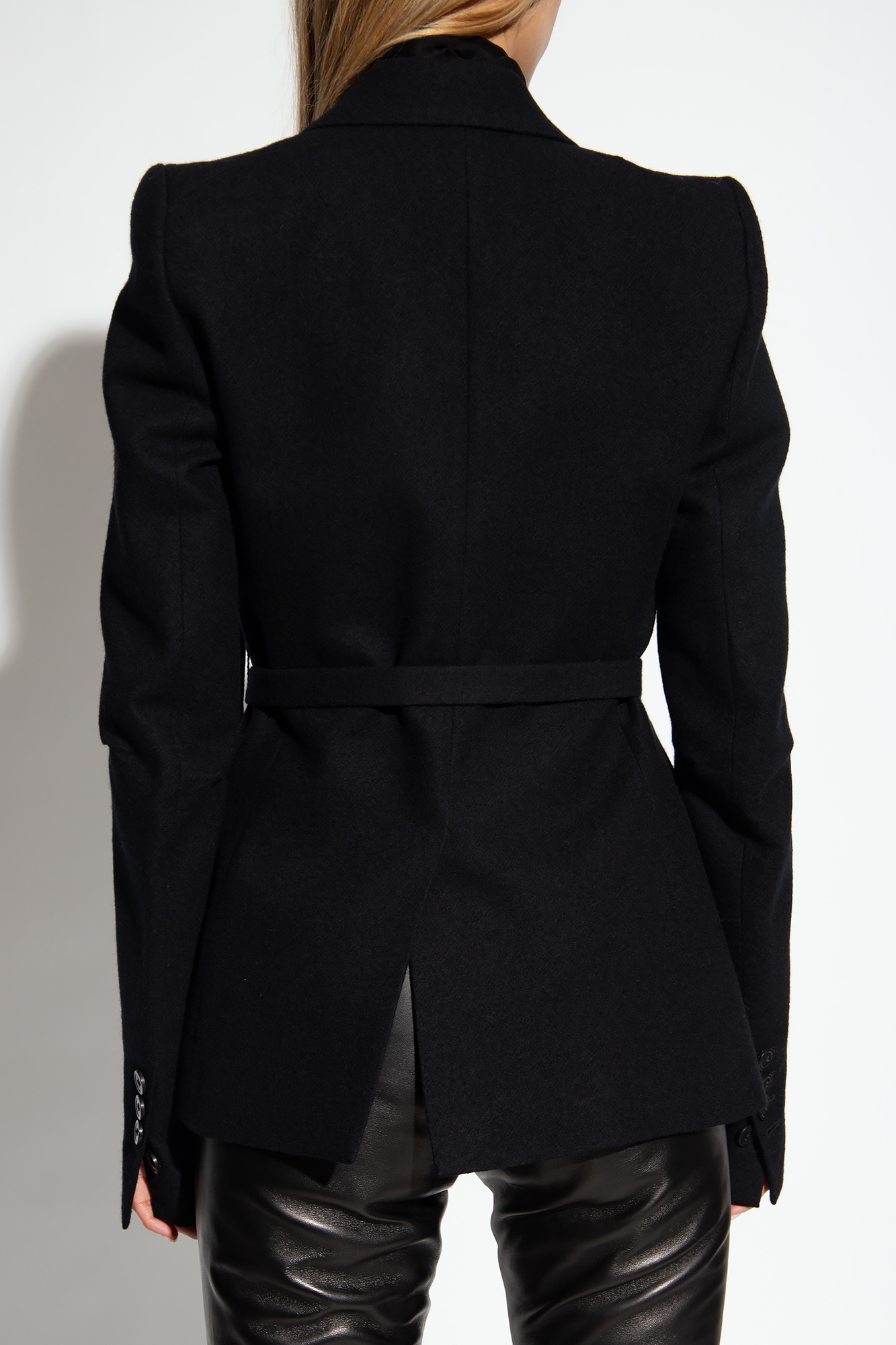 Ann Demeulemeester Venla Asymmetric Tailored Jacket In Black