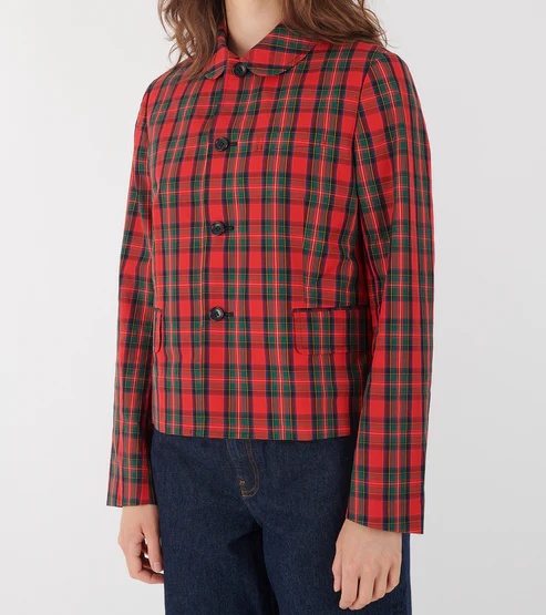 COMME DES GARÇONS CHECK CASUAL JACKET