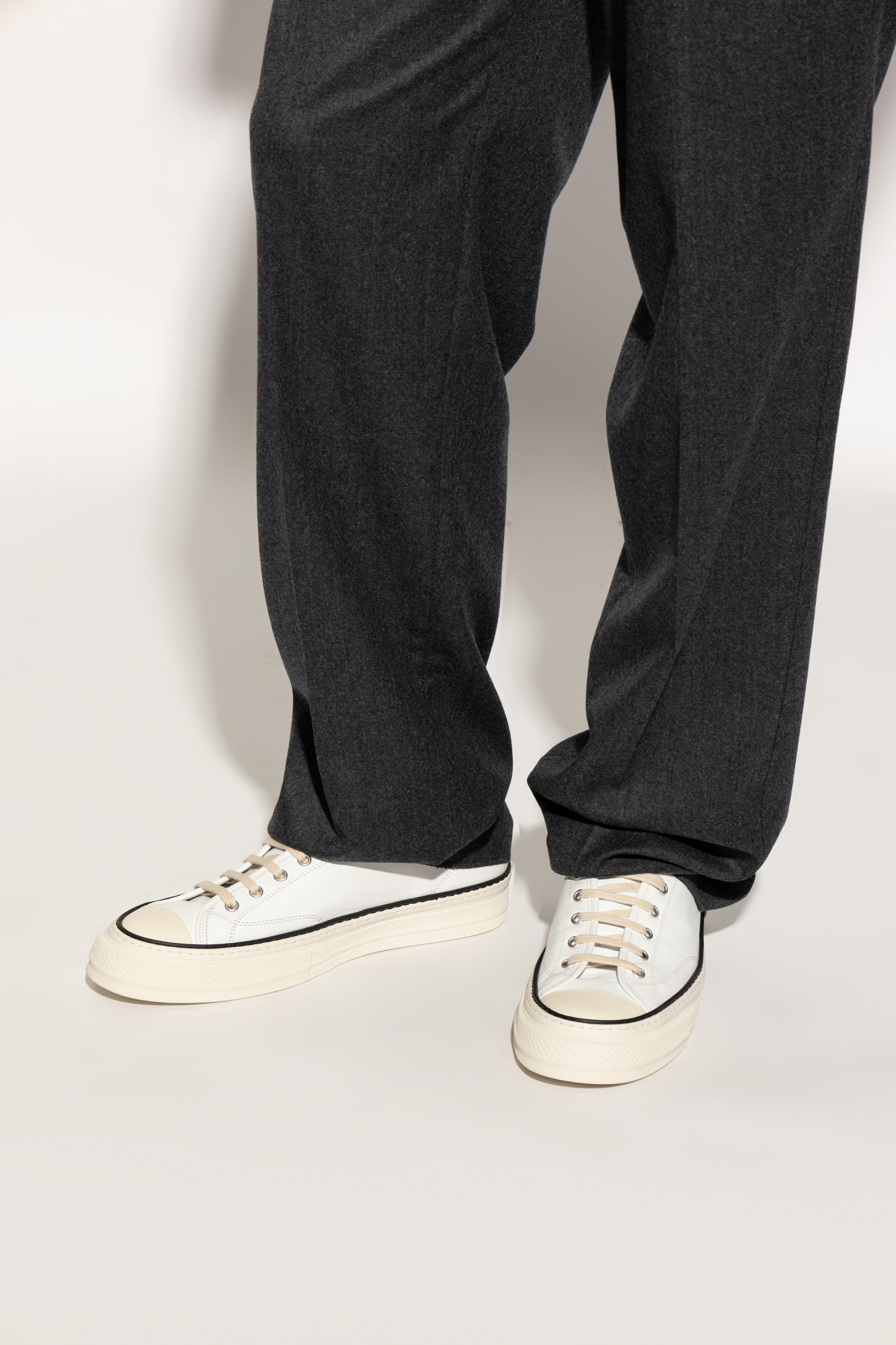 Common Projects Laced Sneakers In White