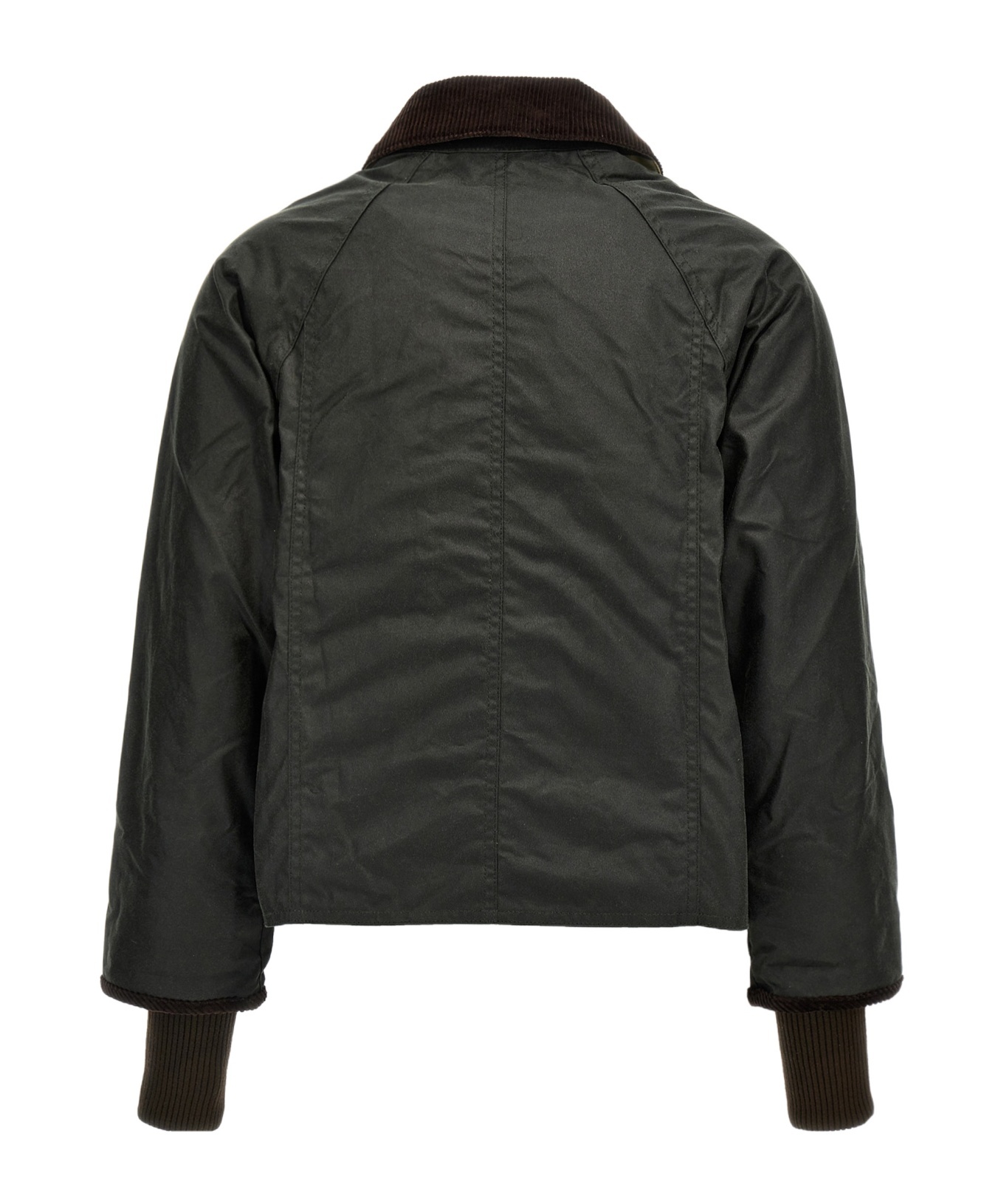 Barbour Cropped Beadnell Jacket In Green