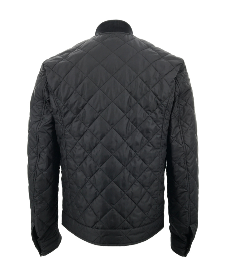 Ferragamo Diamond Quilted Quilted Cotton Suit In Black