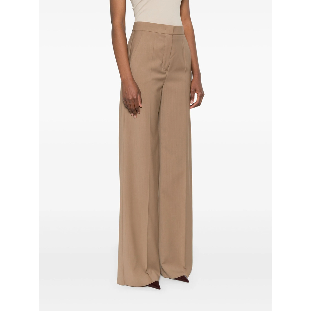 Max Mara High-waist Trousers In Virgin Wool