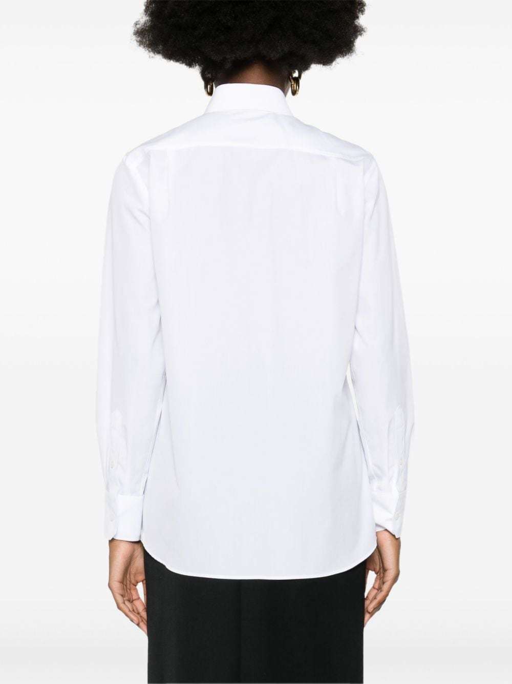 Dolce & Gabbana Camicia Collo Oversize In White