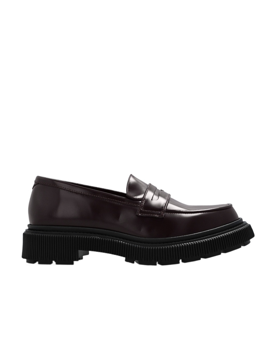 ADIEU PLATFORM LEATHER PENNY LOAFERS 