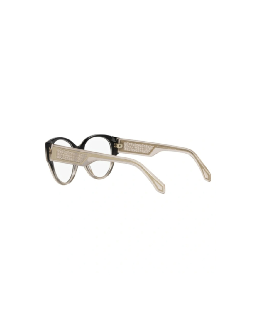 Bvlgari Geometric Frame Flat Mirror In White
