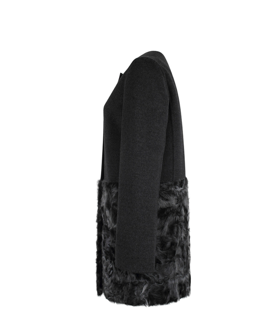 Max Mara Logo Casual Jacket In Black