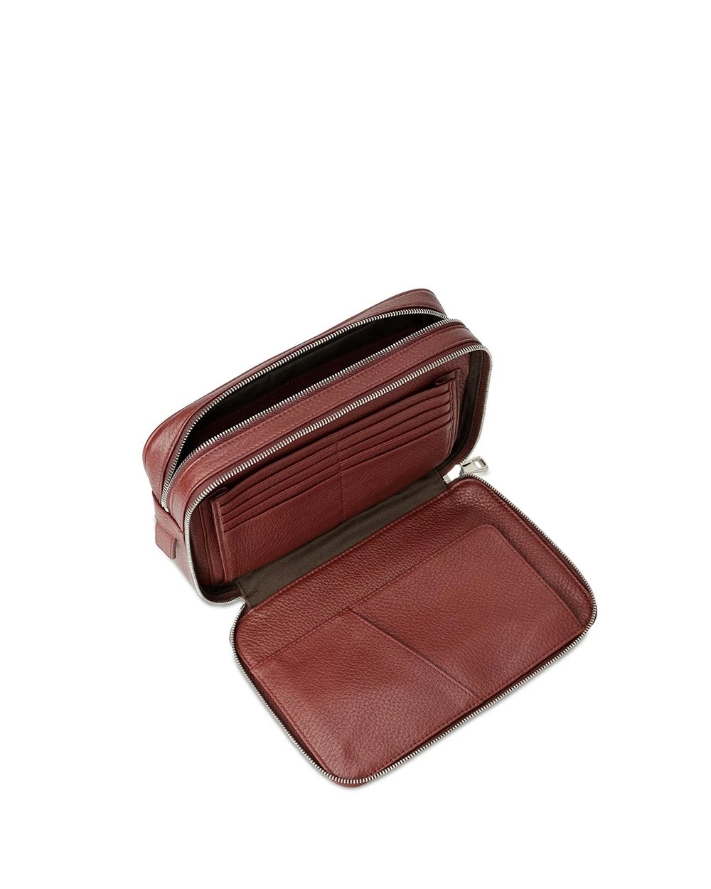 Bally Logo Wallet In Red