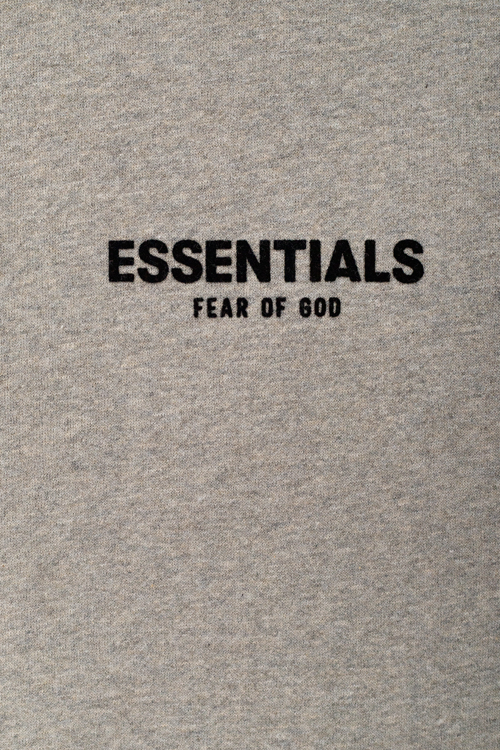 Essentials Logo-print Mock-neck Sweatshirt In Gray