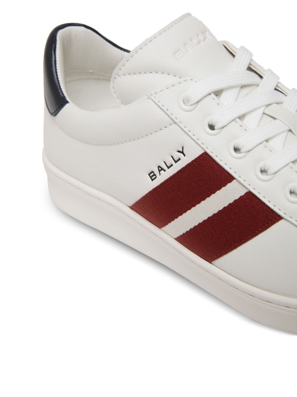 Bally Round-head Casual Shoes In White