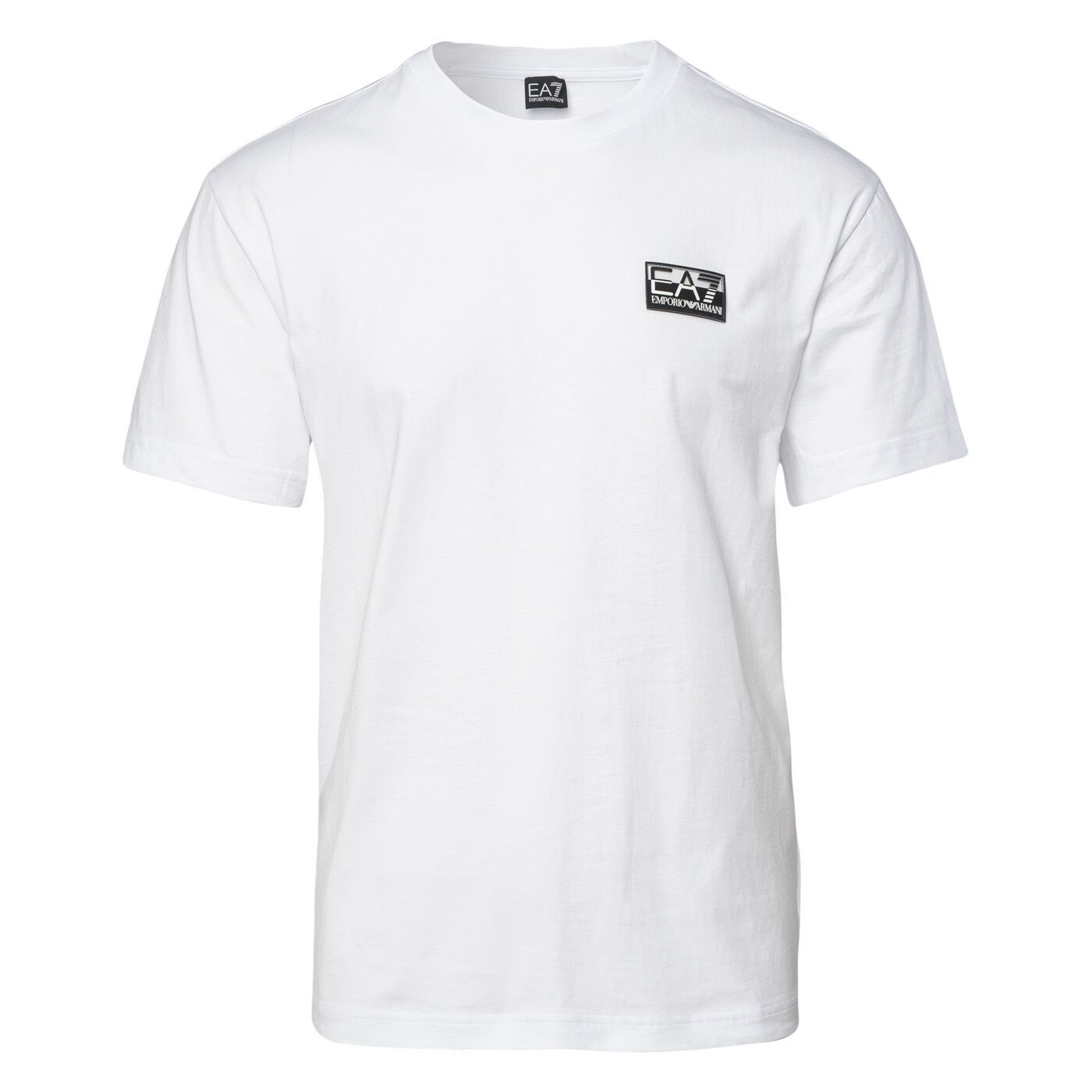 Ea7 Man T-shirt White Size 3xl Cotton In White