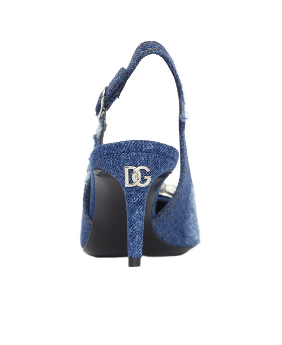 Shop Dolce & Gabbana Pointed-toe Pumps In Blue