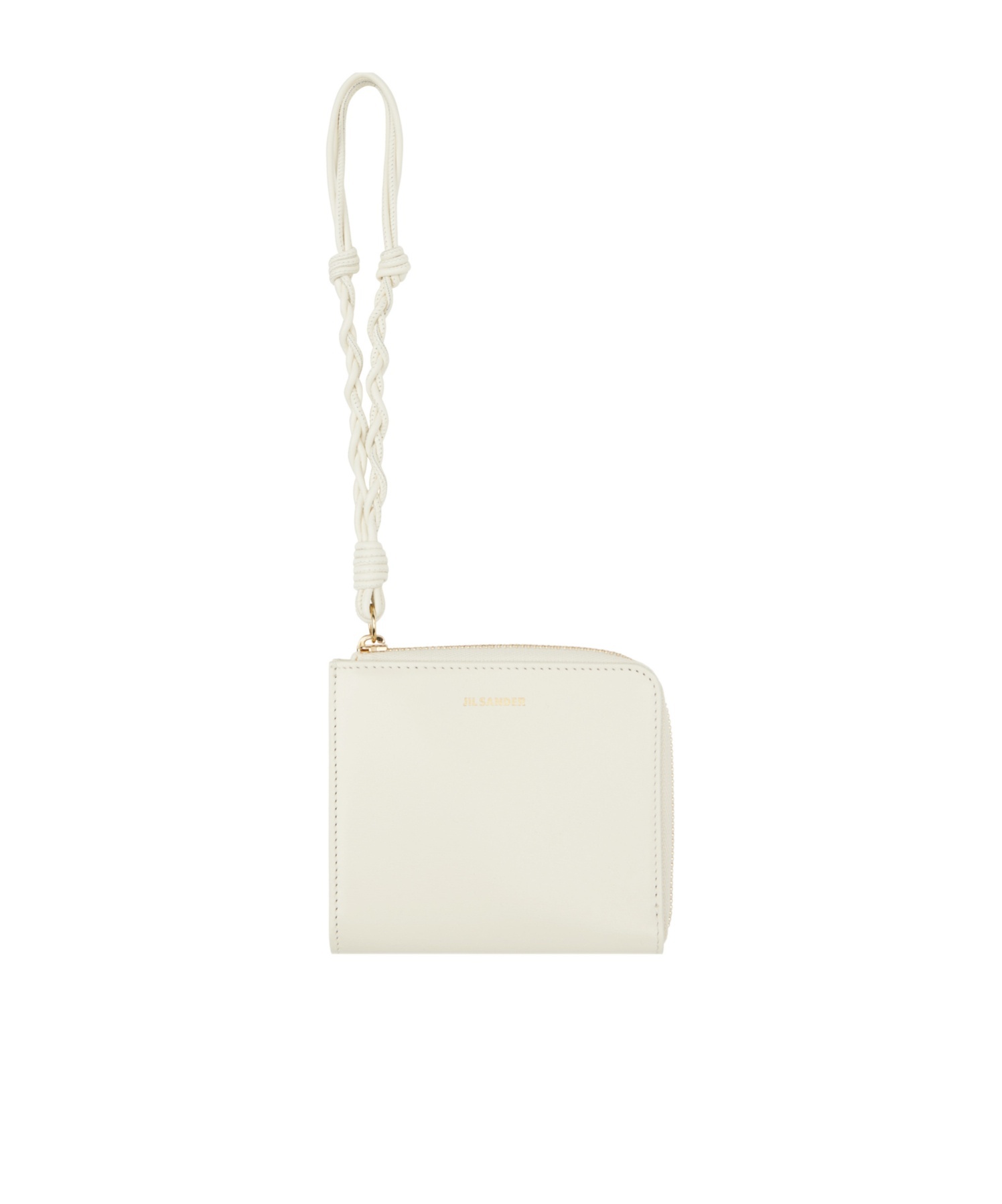 Jil Sander Logo-lettering Leather Wallet In White