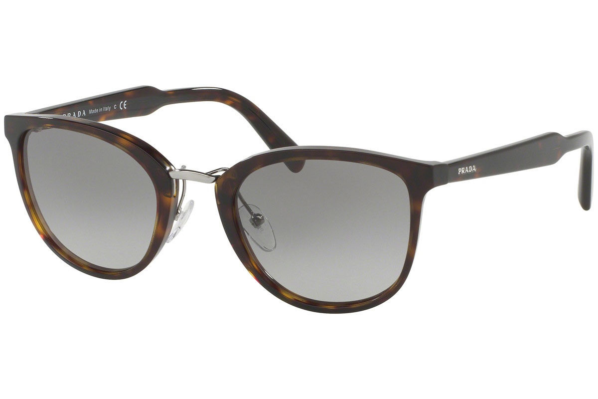 Prada Logo Sunglasses In Gray