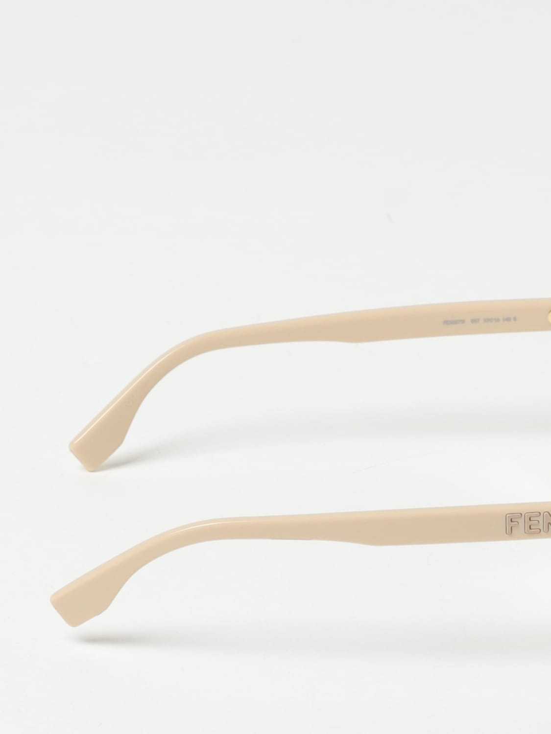 Fendi Eyewear Butterfly Frame Glasses In White