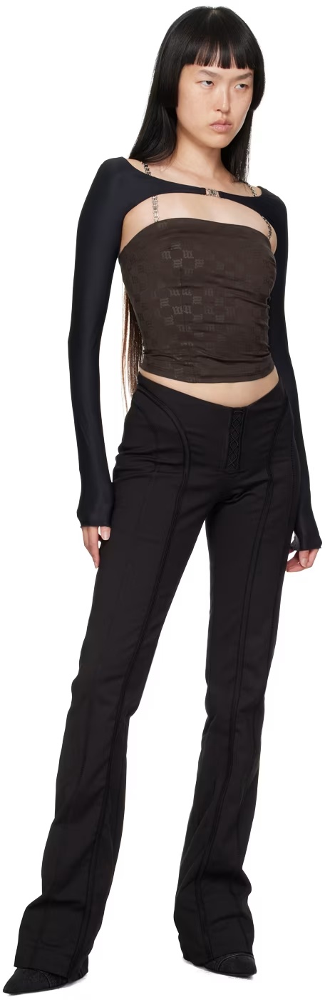 Misbhv Lara Tailored Trousers In Black