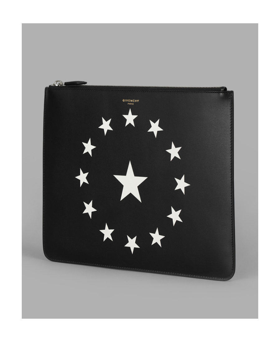 Givenchy Star Print Handbag In Black