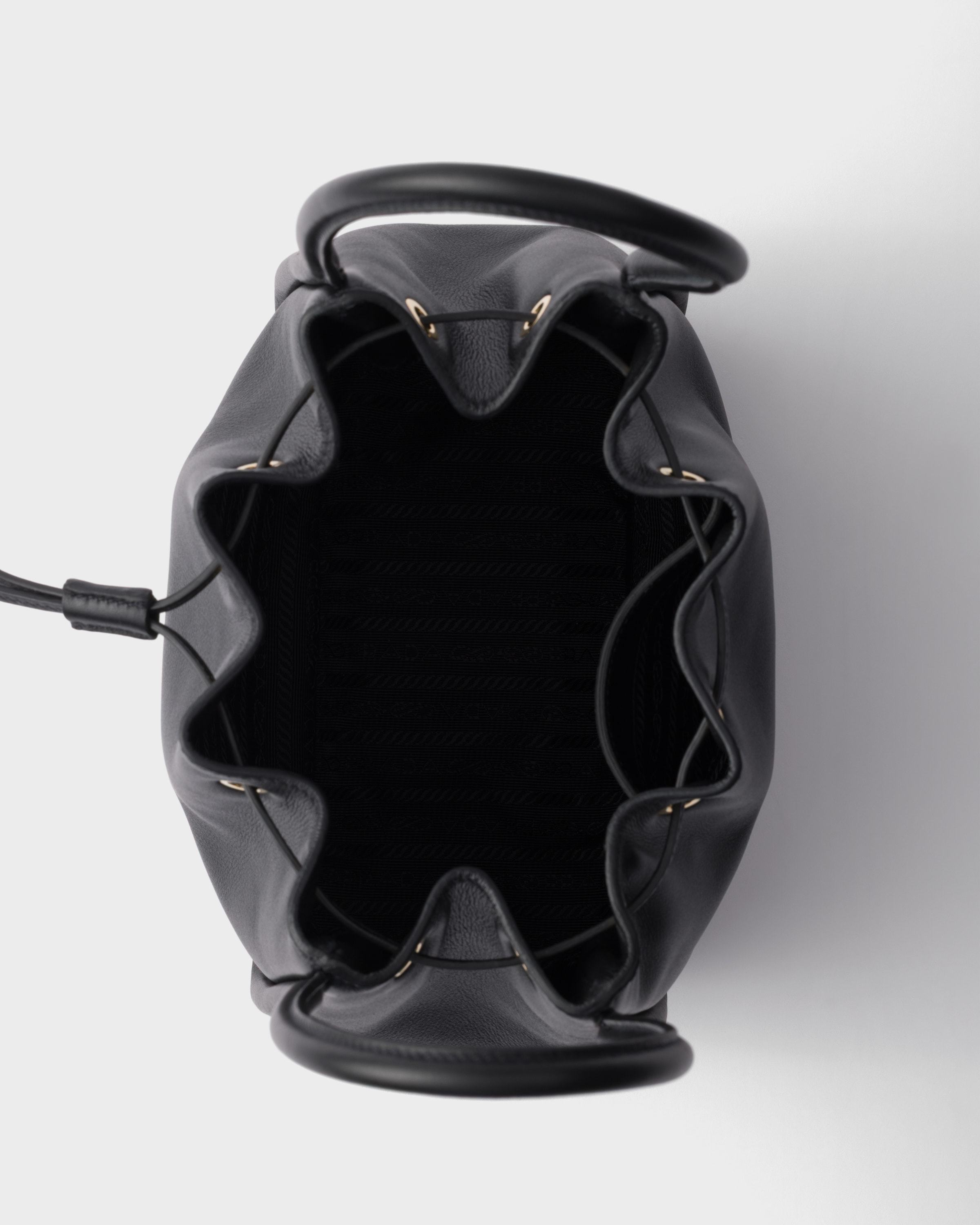 Prada Darling Leather Mini Bucket Bag