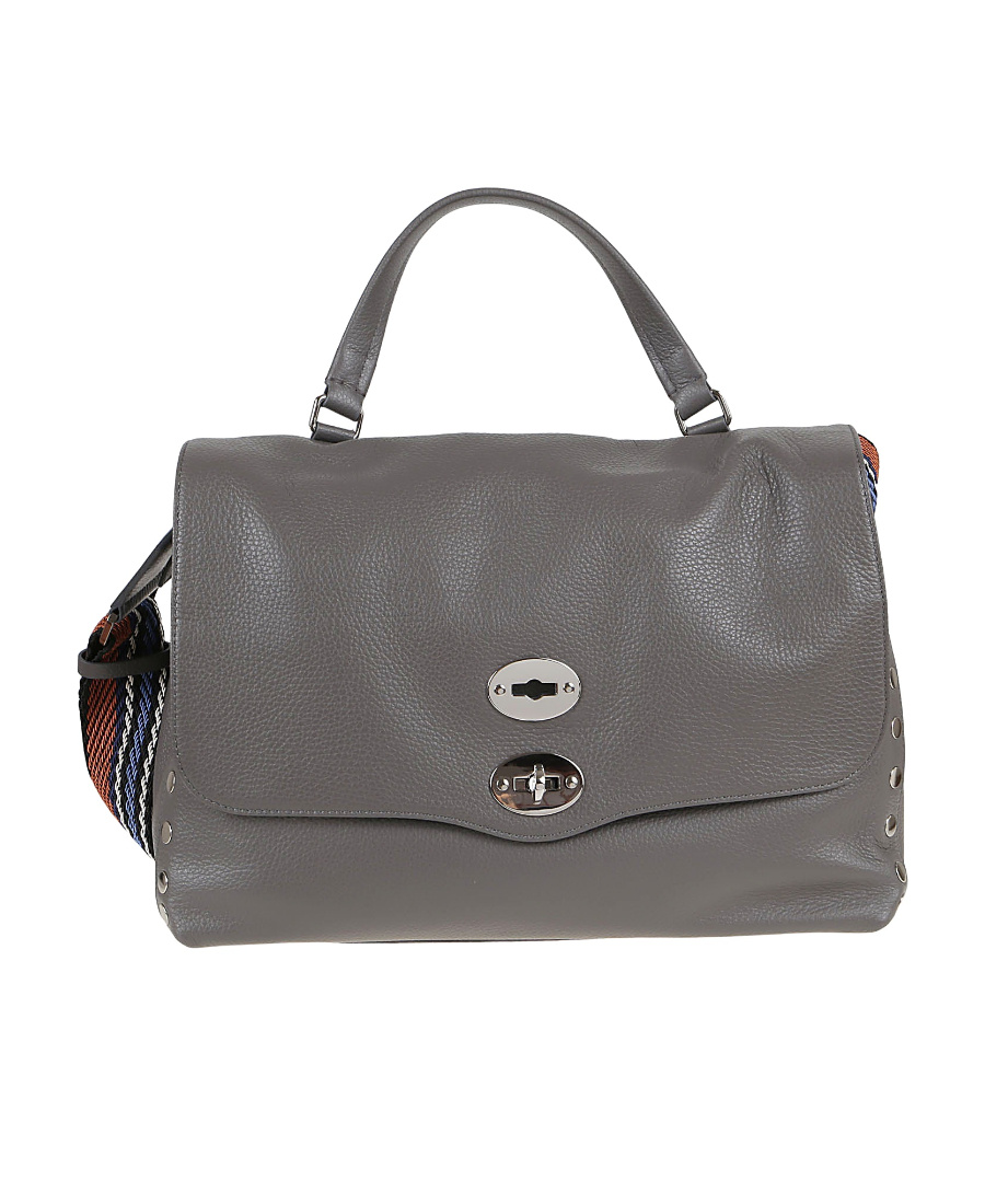 Zanellato Daily Shoulder Bag Removable Straps In Gray