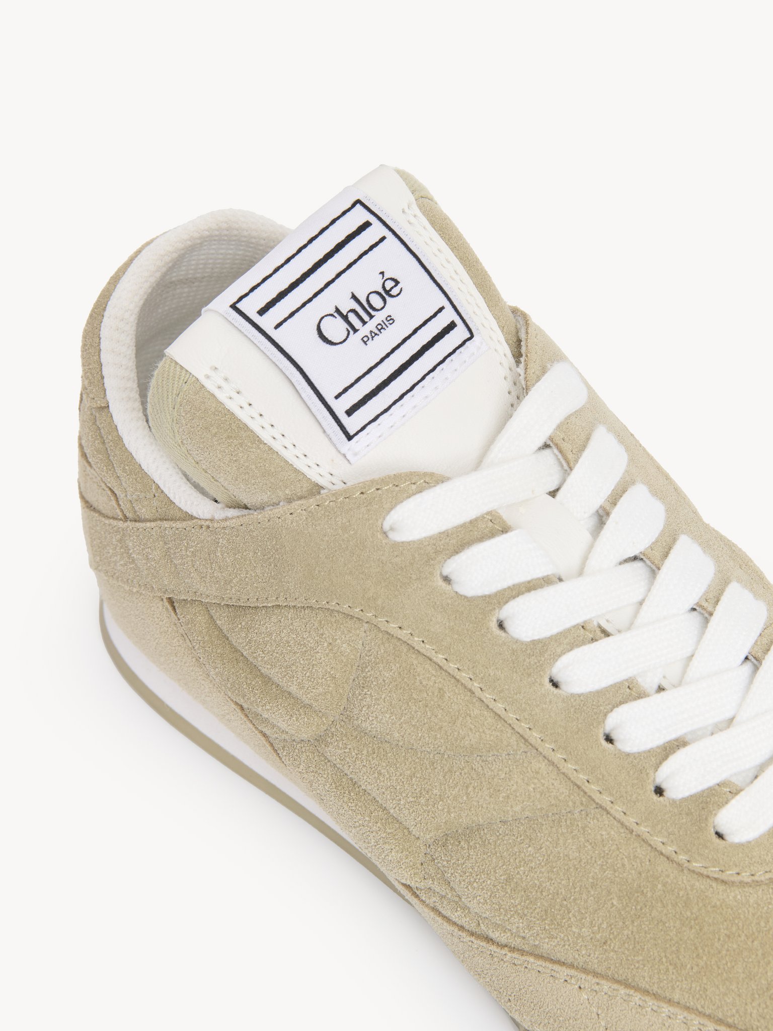 Chloé Quilted Low-top Lace-up Rubber Shoes