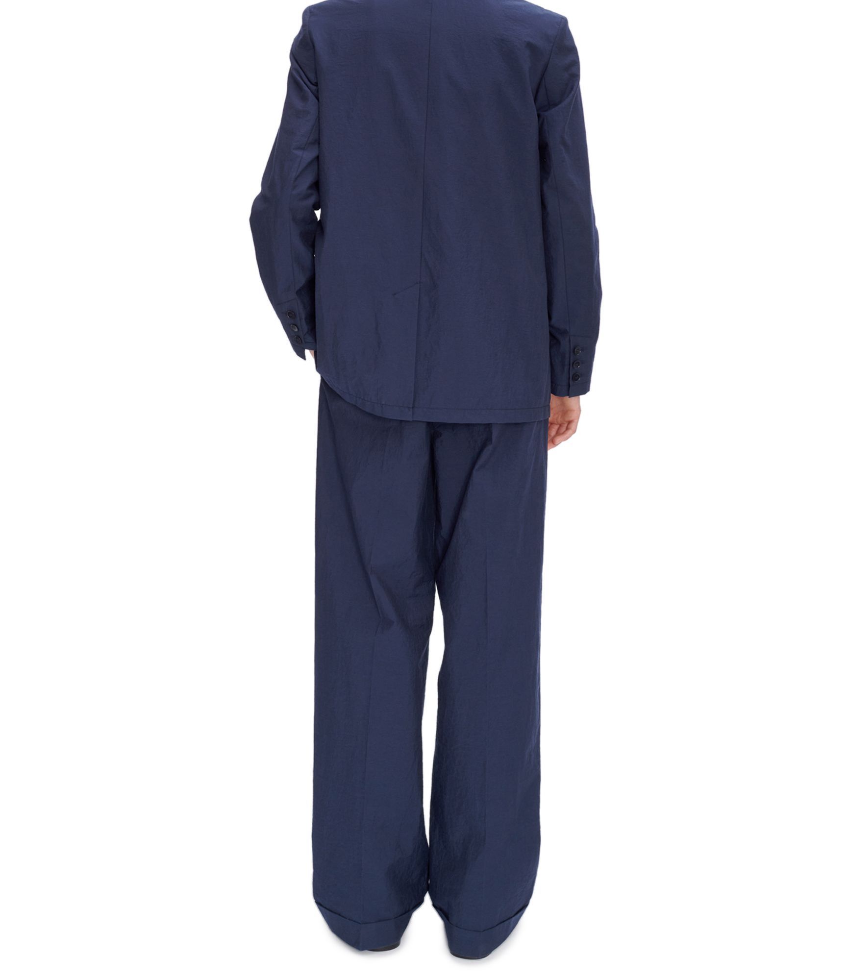 Apc Long-sleeved Suit Coat In Blue