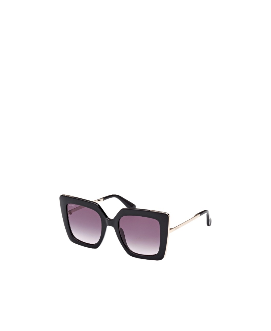 Max Mara Logo Sunglasses In Black