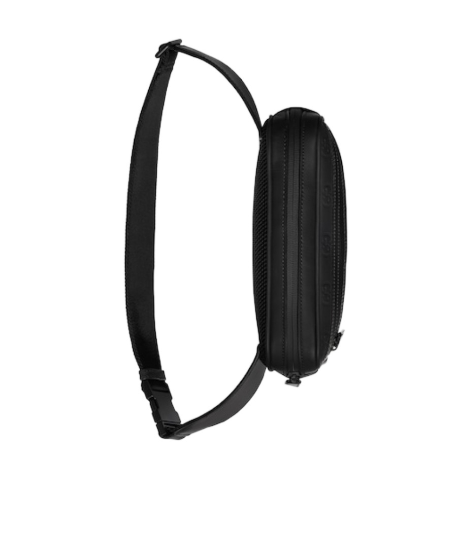 Gucci Gg Cotton Belt Bag In Black