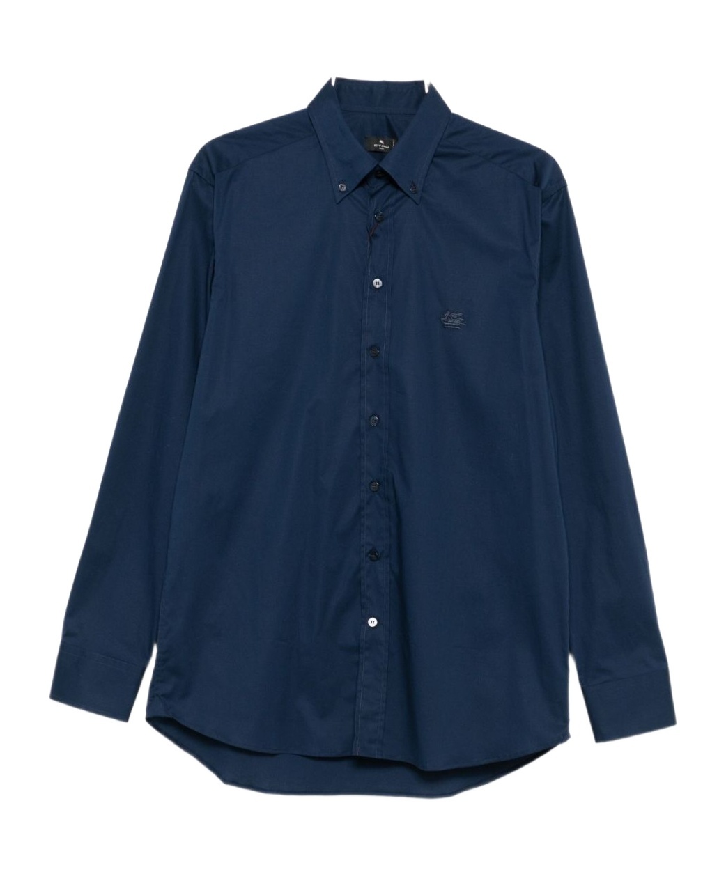 Etro Relaxed Button-down Collar Long Sleeve Shirt In Blue