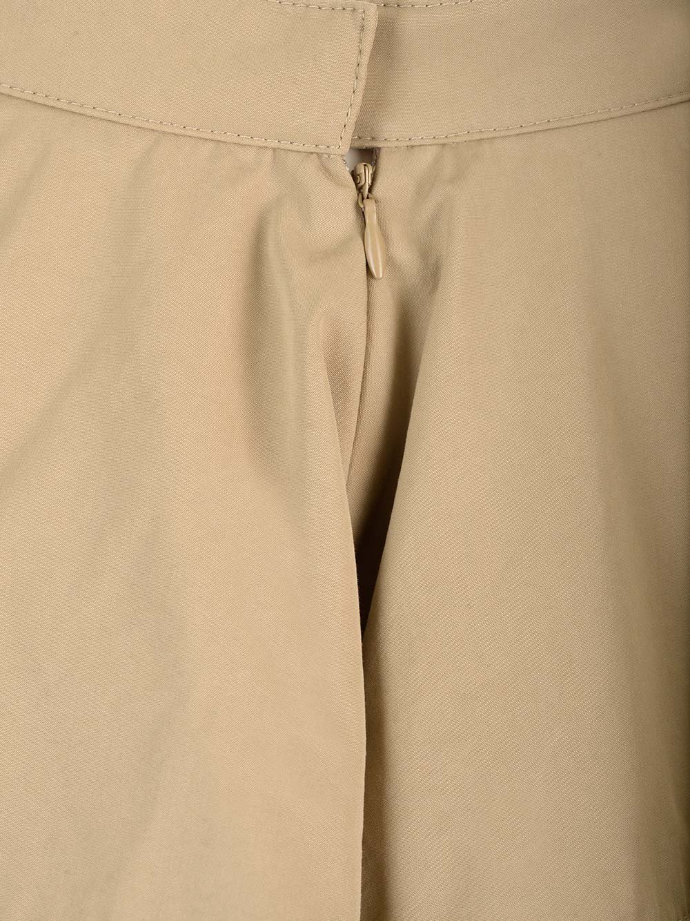 Bottega Veneta Pleated Midi Skirt In Nude