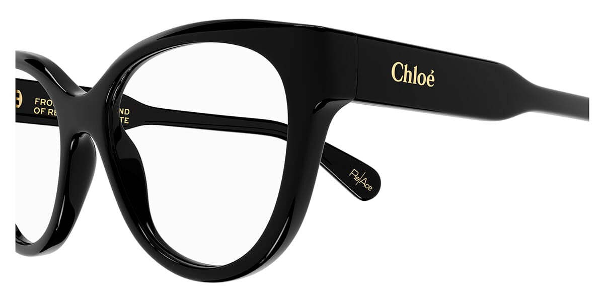 Chloé Logo Marking Flat Light Mirror In Black