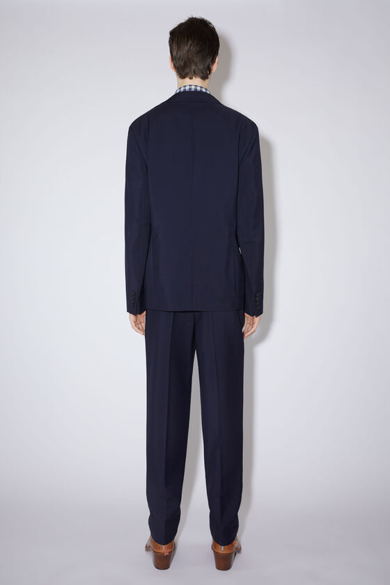 Acne Studios Single-breasted Buttoned Blazer In Black