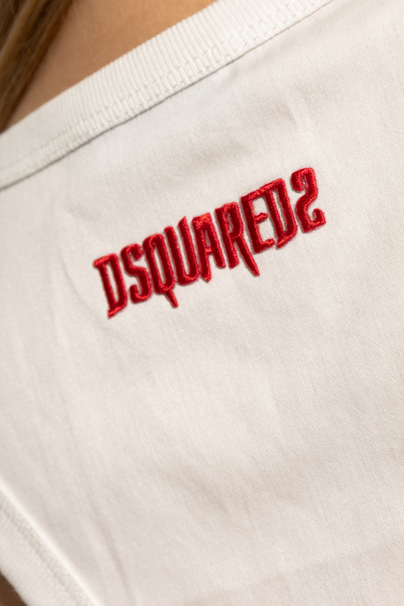 Dsquared2 Sleeveless Top In White