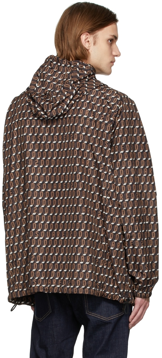 Dsquared2 Hooded Casual Jacket In Black