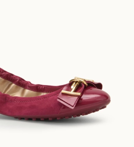 TOD'S BOW TIE BALLET SHOES