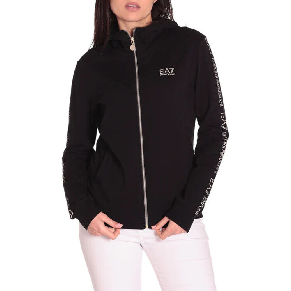 EA7 LOGO HOODED SWEATER