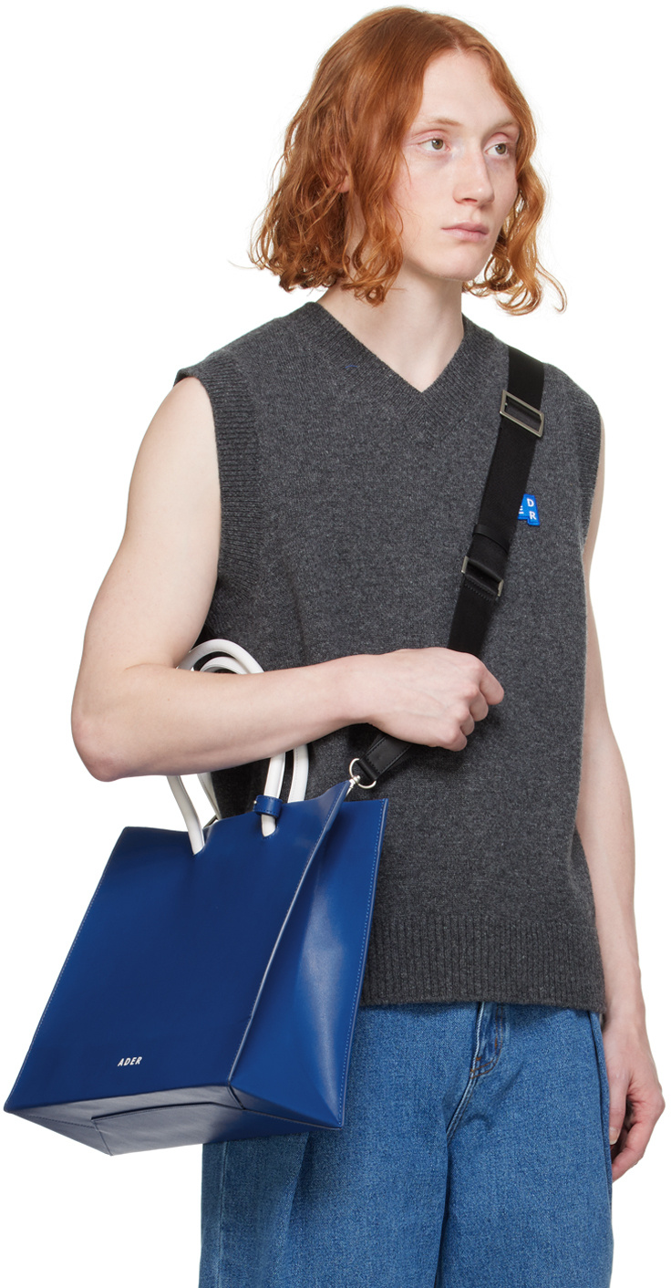 Ader Error Sleeveless Wool Sweater In Black