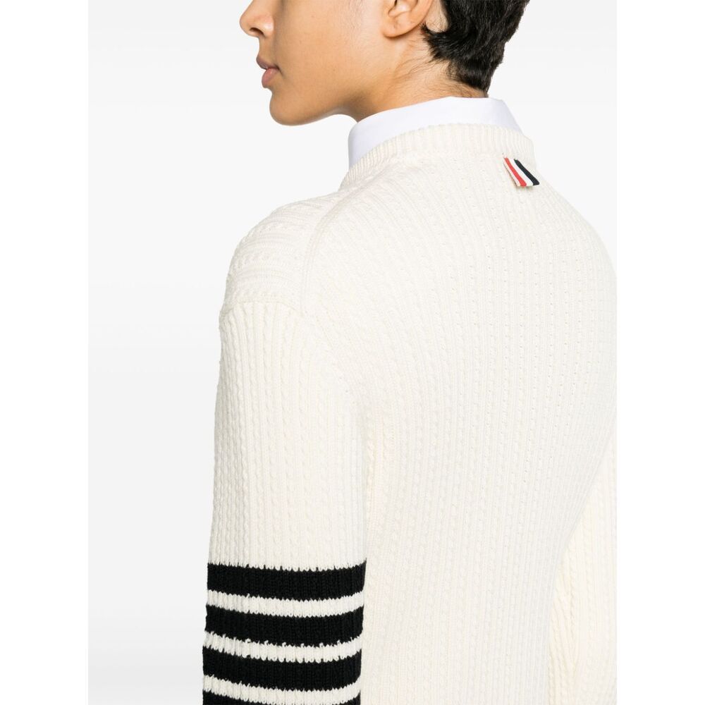 Thom Browne Sweaters In White