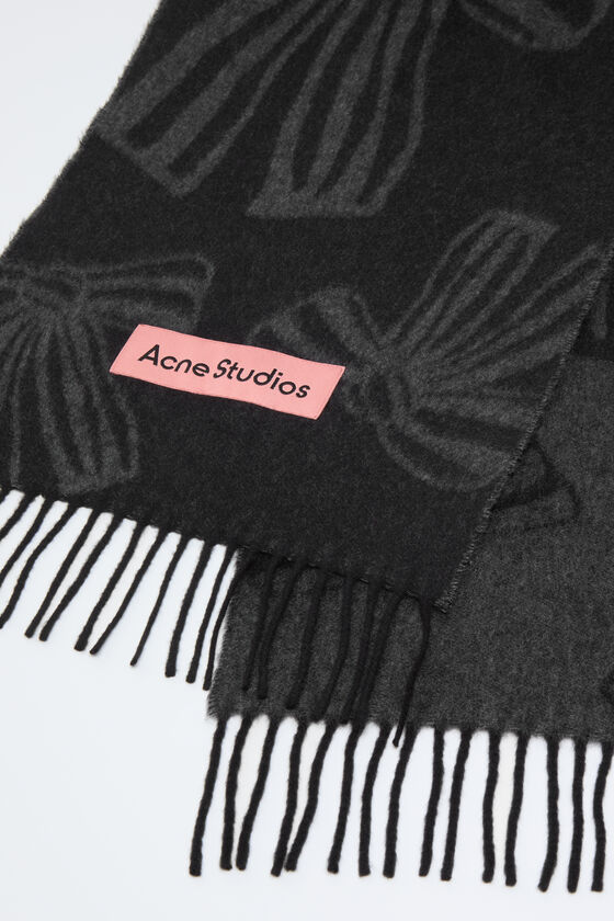 ACNE STUDIOS CASHMERE JACQUARD SCARF